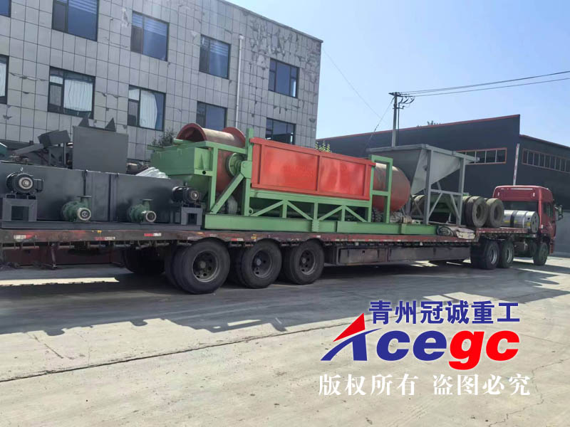 滾筒篩洗砂機發往浙江